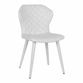 Стілець Nicolas F-236F білий шкірозамінник Valencia, фото