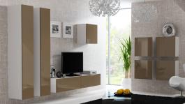 Стенка CAMA VIGO 24 Белый/Латте глянец, фото