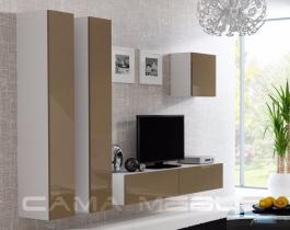 Стенка CAMA VIGO 25 Белый/Латте глянец, фото