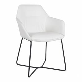 Крісло Nicolas Laredo F518SY біле / чорні ноги, фото