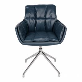 Кресло Nicolas Palma F373 синее поворотное, фото