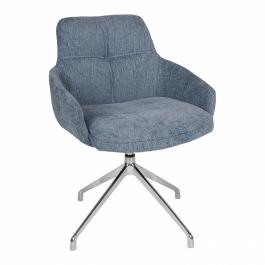 Кресло Nicolas Oliva F523A поворотное синее, фото