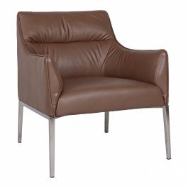 Лаунж Nicolas-кресло Merida F516 молочный шоколад, фото