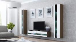 Стенка CAMA VIGO NEW 12 Латте/Белый глянец, фото