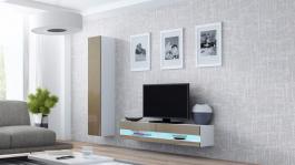 Стінка CAMA VIGO NEW 13 білий/Латте глянець, фото