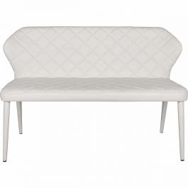 Крісло банкетка Nicolas Valencia F-247 біла кожзам, фото