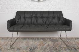 Кресло-банкетка Nicolas Leon F369 L темно-серая, фото