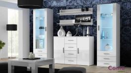 Стінка CAMA SOHO 3 білий/білий глянець, фото