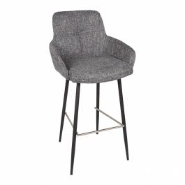 Стул барный Nicolas Oliva BY027A (темно-серый), фото
