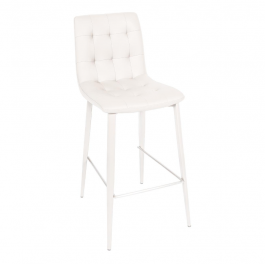 Стул барный Nicolas Geneva 1551В белый, фото