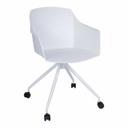 Стілець Nicolas Magnolia Roll білий, фото