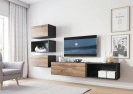 Стенка CAMA ROCO 4 Антрацит/Вотан, фото