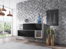 Стенка CAMA ROCO 14 Белый/Черный, фото