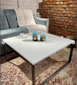 Стол журнальный Nicolas Brighton 4761С 89х89 МДФ (мокко), фото