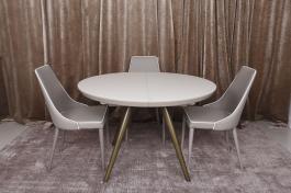 Стіл Nicolas Austin HT2398 (120/160 * 120 * 76) мокко, фото