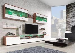 Стенка CAMA I Слива/Белый, фото