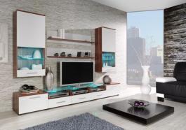 Стенка CAMA II Слива/Белый, фото