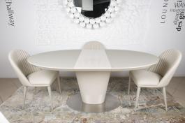 Стіл Nicolas GEORGIA HT2432 Kyoto (120/150 * 85 * 76) капучино, фото