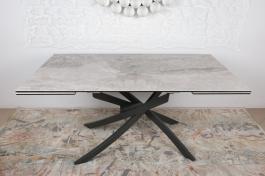 Стіл Nicolas Lincoln 4626L (160/240 * 90) кераміка світло-сірий глянець, фото