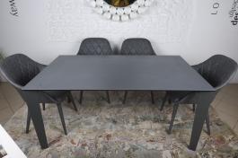 Стол Nicolas Liverpool 4622L 140см керамика мокрый асфальт, фото