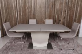 Стіл Nicolas Michigan HT2368 (180/230 * 95) склокераміка мокко / пудра, фото