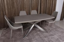 Стіл Nicolas Portland 160 мокко склокераміка, фото