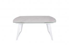 Стіл Nicolas Calgary HT93005 (160/230 * 90) кераміка білий, фото