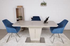 Стіл Nicolas Alabama HT2695 (120/160 * 80) кераміка бежевий, фото