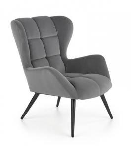 Крісло для відпочинку HALMAR TYRION попелястий, фото