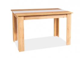 Стіл SIGNAL Zefir 120X68 дуб Золотий Крафт/білий матовий, фото