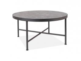 Журнальний столик SIGNAL Amulet Мармур/чорний, фото