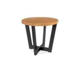 Журнальний столик SIGNAL Cono C дуб/чорний, фото