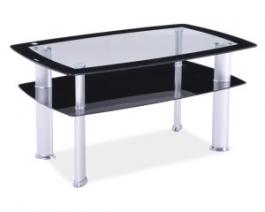 Журнальний столик SIGNAL Daria C чорний, фото