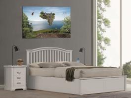 Кровать Signal Madera 160x200 Белый, фото