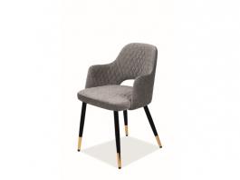 Стул Signal Franco Серый/Чорно-золотой, фото