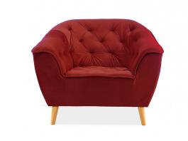 Кресло Signal Galaxy 1 Velvet Бордо/Бук, фото