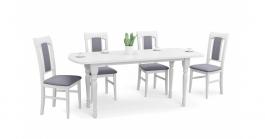 Стіл HALMAR ARNOLD розкладний білий, фото