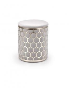 Пуф HALMAR AQUA Светло-серый, фото