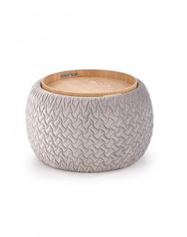 Пуф HALMAR BONO Светло-серый, фото