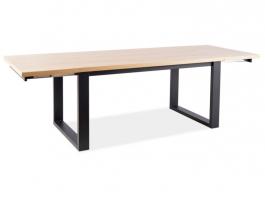 Стіл Signal SANTOS Дуб / Чорний 160 (260) х 90, фото
