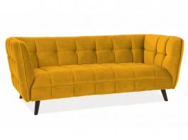 Диван Signal CASTELLO 3 VELVET каррі BLUVEL 68, фото