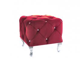 Пуф Signal HESTIA K VELVET бордовый BLUVEL 59, фото