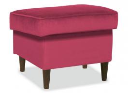 Пуф Signal RON K VELVET Бордо 59 / венге, фото
