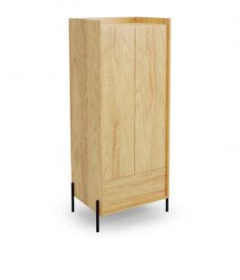 Шкаф Halmar MOBIUS 2D натурально гикори, фото