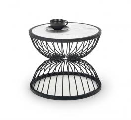 Журнальний столик Halmar KIM білий мармур, фото