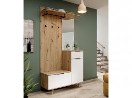 Прихожие Signal P-009 Дуб артизан / Белый матовый, фото