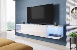 Тумба ТВ  Сama SKY  Білий матовий/білий глянець, фото