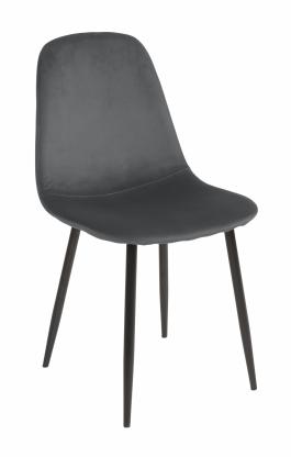 Крісло DODOMY Houston VEL сірий, фото