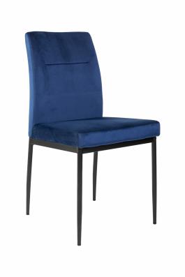 Крісло DODOMY Sia Velvet темно-синій, фото