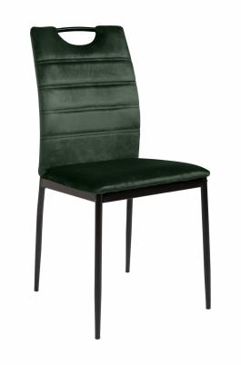 Крісло DODOMY Loft Velvet темно-зелений, фото